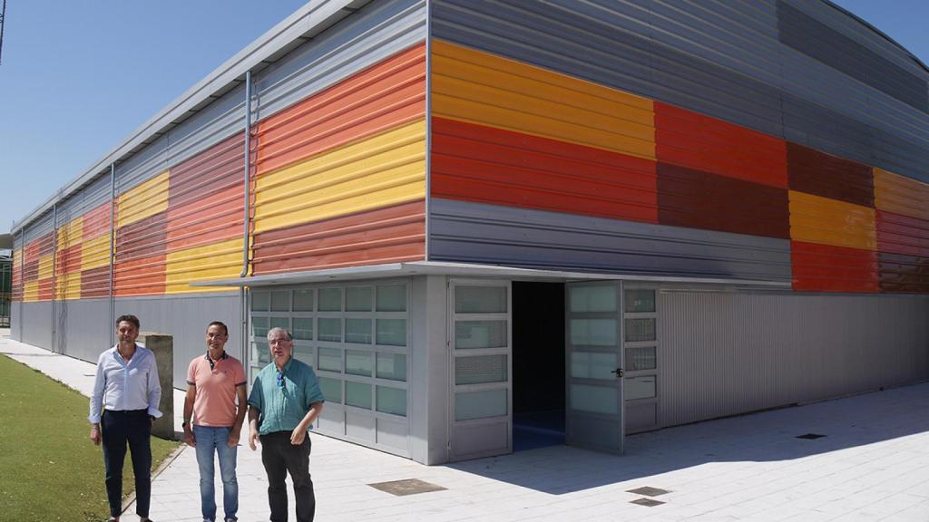 Imagen del pabellón multiusos inaugurado en Carbajosa de la Sagrada.