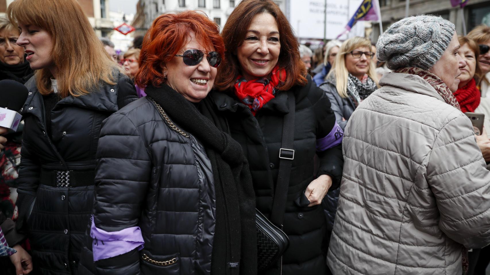 Ana Rosa Quintana y Rosa Villacastín juntas en una imagen de 2018.