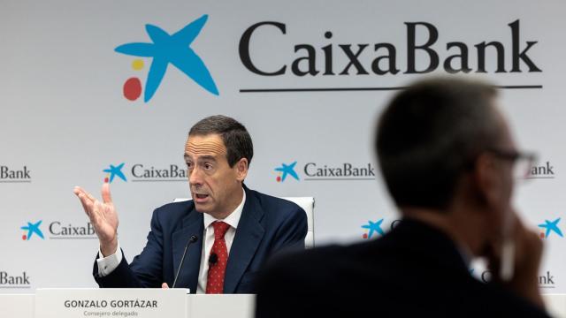 Gonzalo Gortázar en la presentación de resultados.