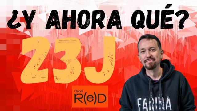 Un anuncio de Canal Red en el que Pablo Iglesias publicita uno de sus programas.