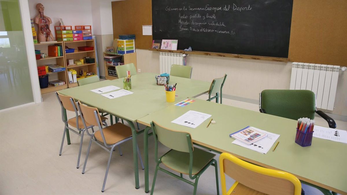 Imagen de archivo de un colegio.