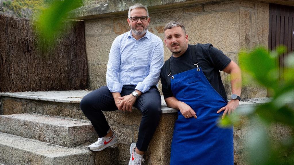 Los hermanos Manuel y Óscar Vidal, del restaurante Asador O'Pazo.
