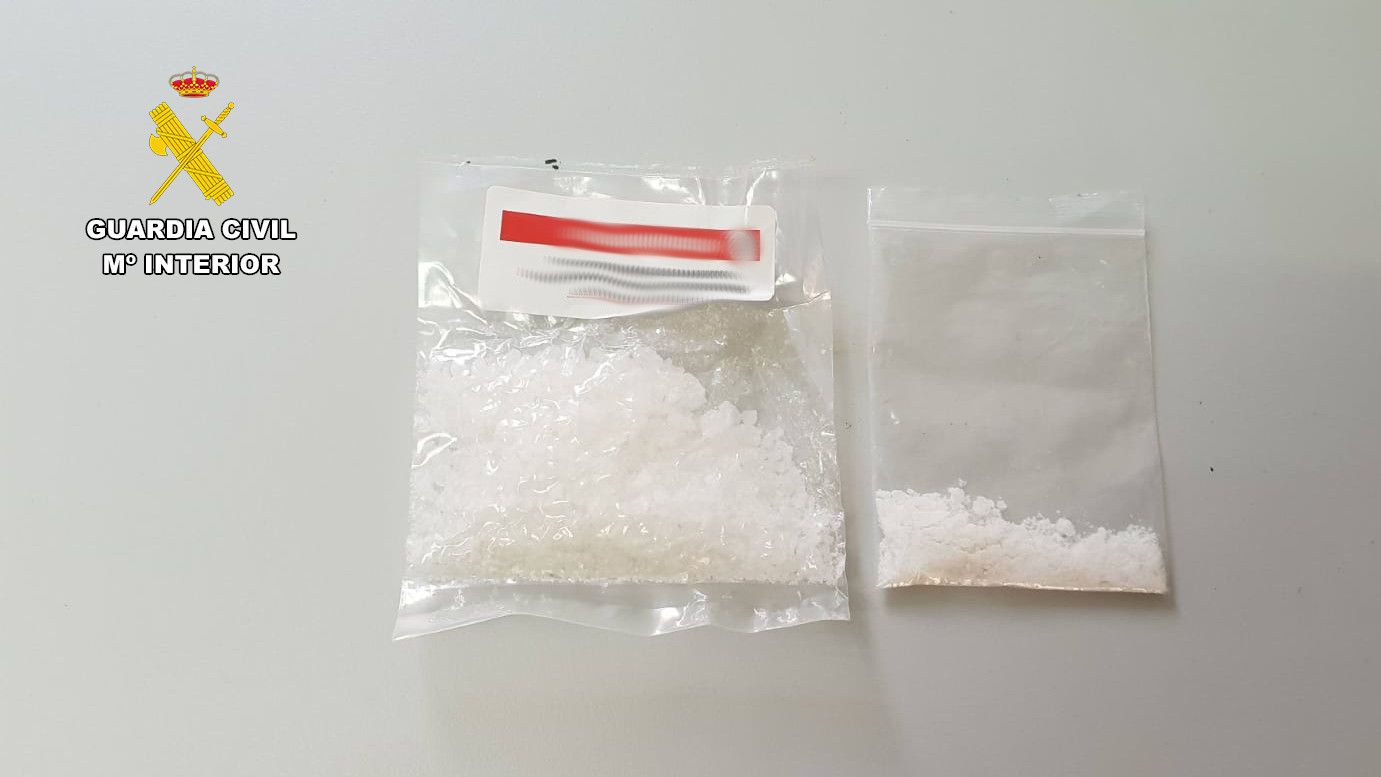 Dosis de cristal incautadas