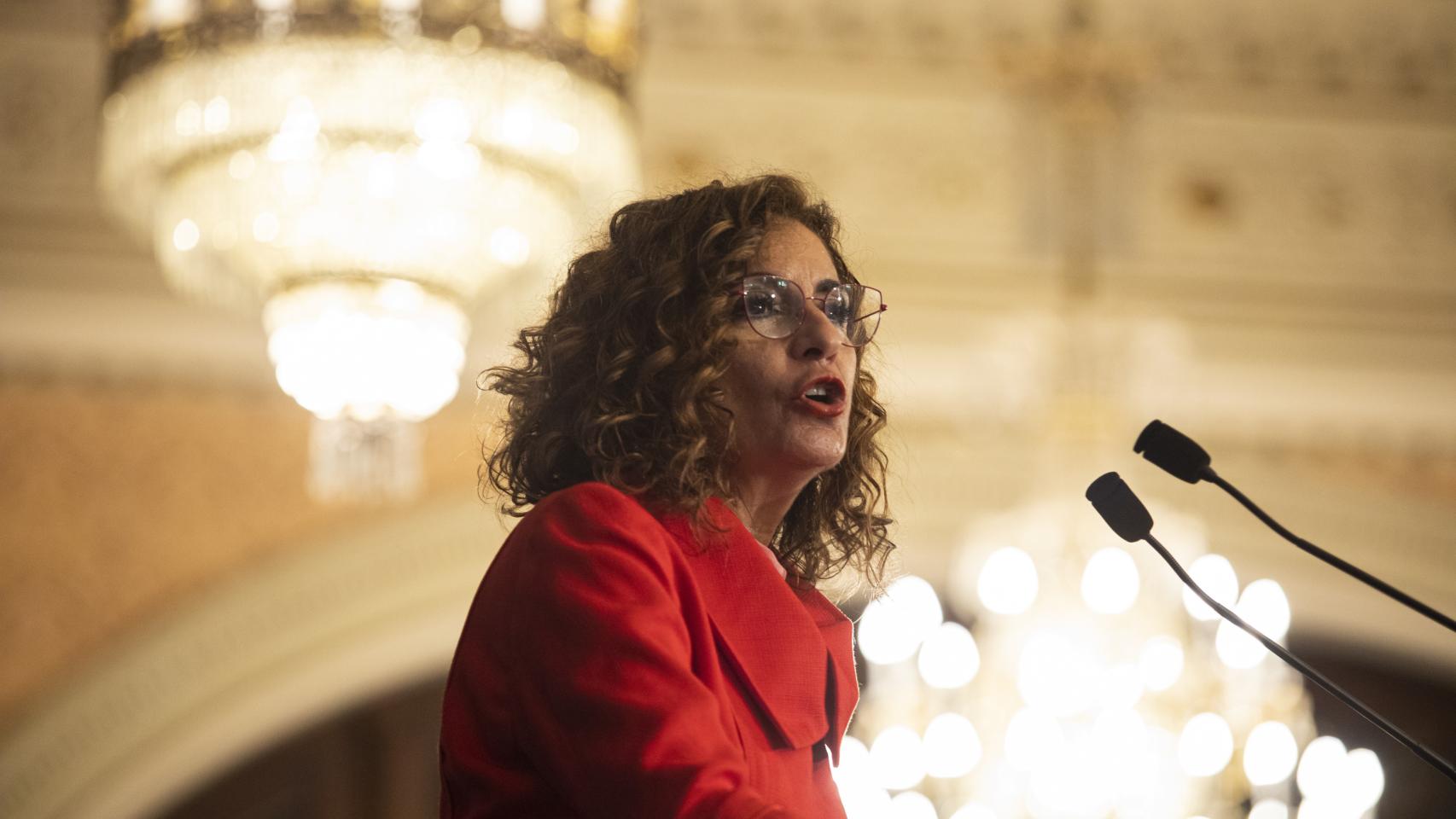 La ministra de Hacienda y Función Pública en funciones, María Jesús Montero