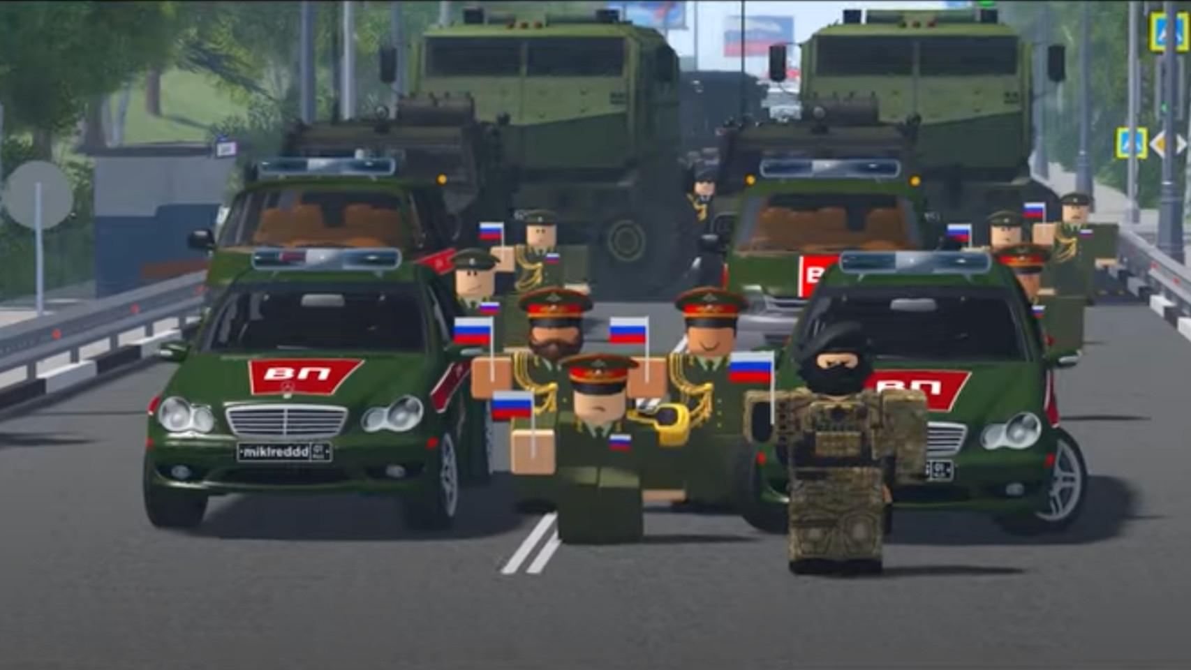 Propaganda rusa en Roblox.