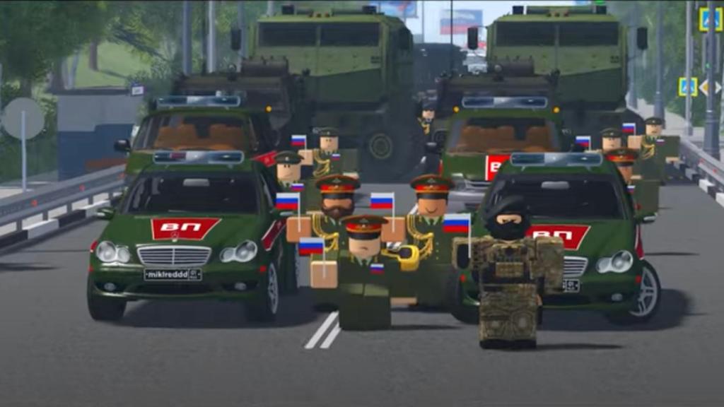 Propaganda rusa en Roblox.