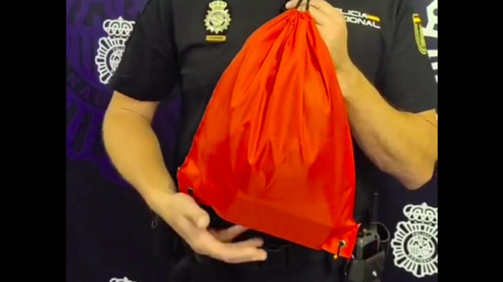 Captura del vídeo de la Policía.
