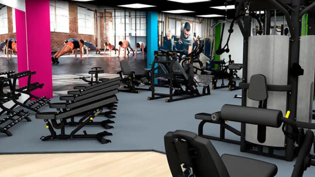 Instalaciones de un gimnasio actual.