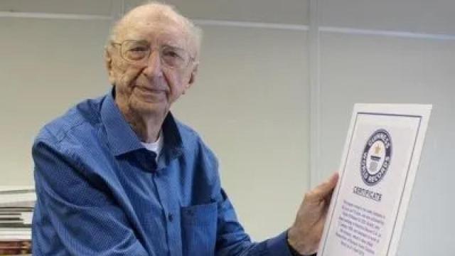 Walter Orthmann, el trabajador que lleva 85 años en la misma empresa