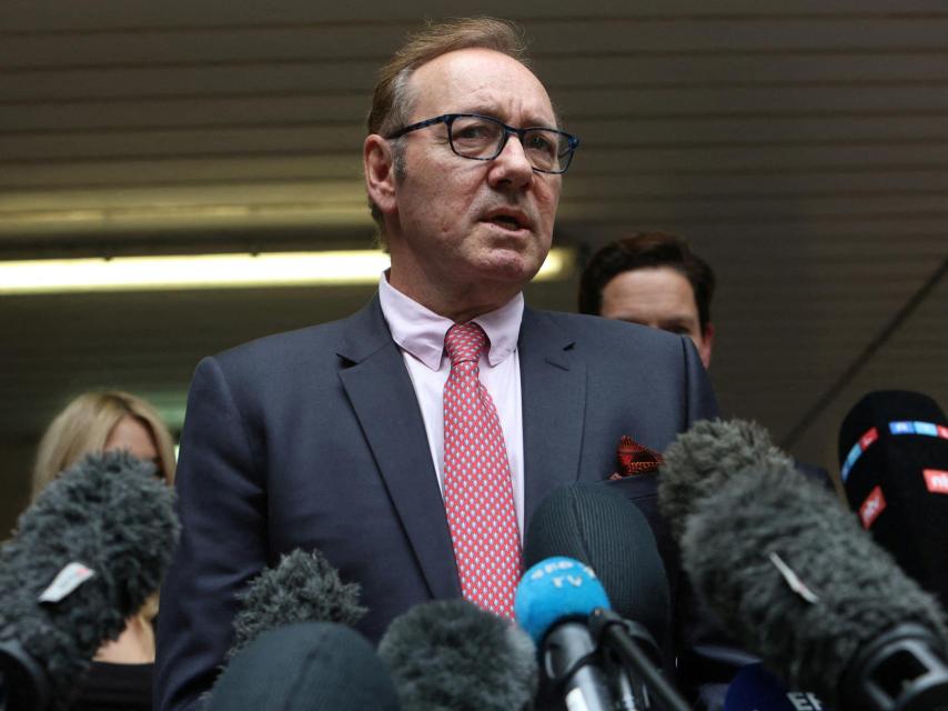 El actor Kevin Spacey, declarado no culpable de delitos sexuales.
