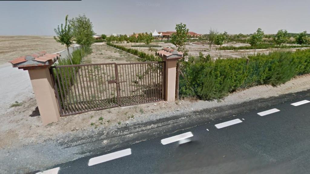 Entrada a la finca donde se celebraron las bodas.