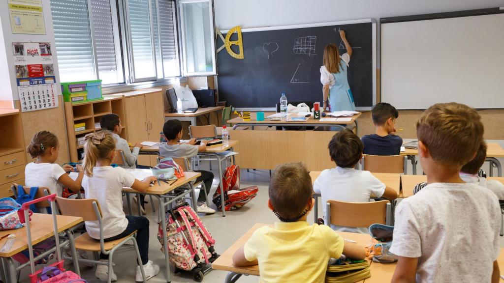 Inicio del curso escolar en un colegio público de Zamora