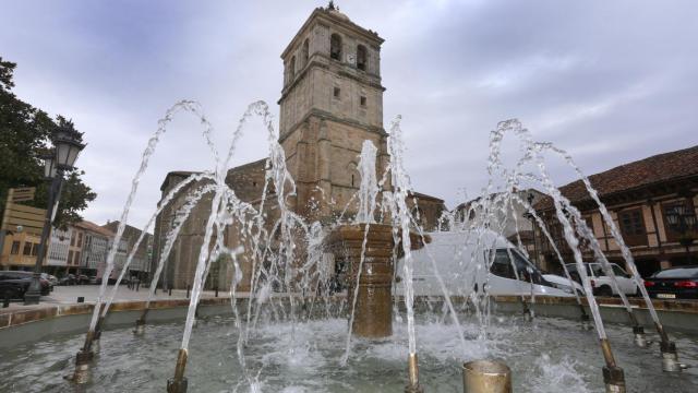 Colegiata de San Miguel, en el municipio palentino de Aguilar de Campoo.