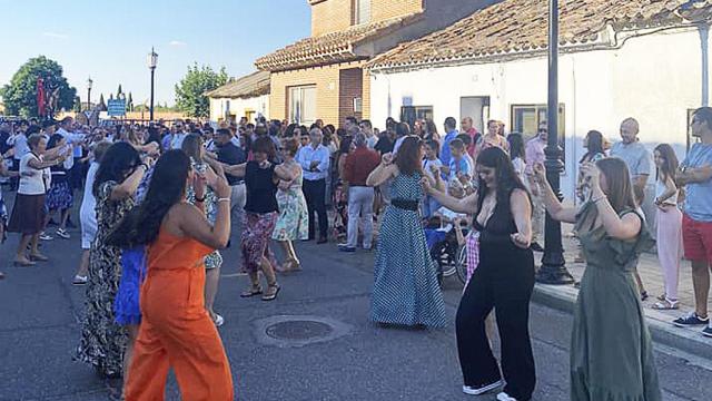 Una fotografía de las Fiestas Patronales del pasado año en Aldeamayor de San Martín
