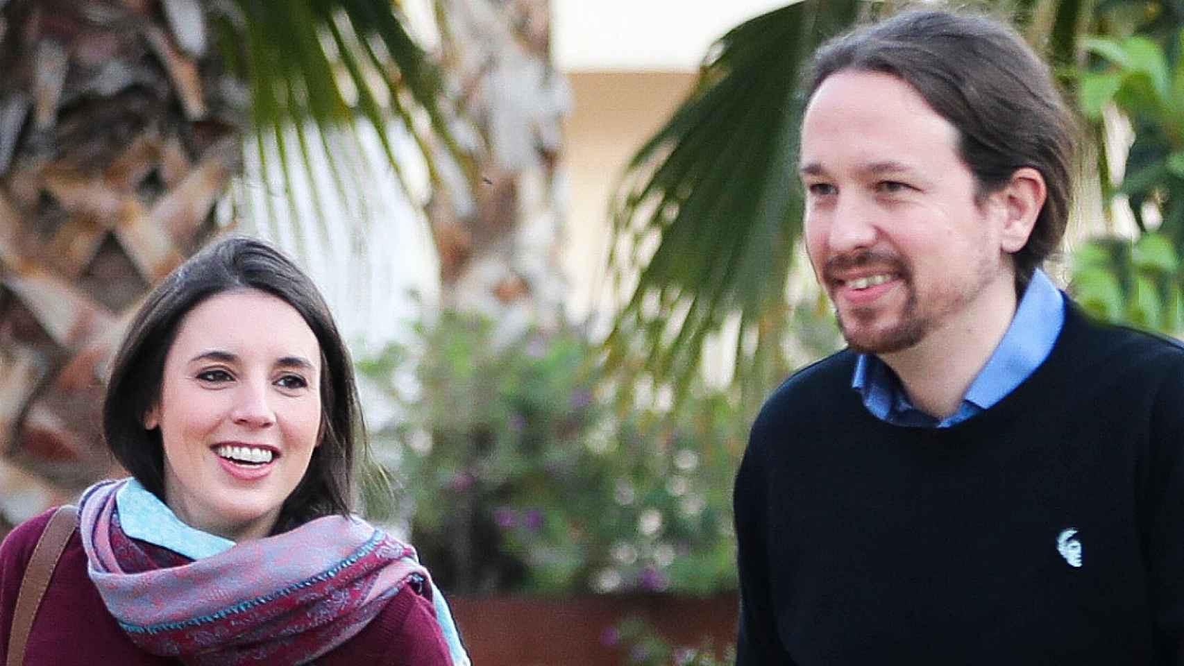 Irene Montero y Pablo Iglesias.