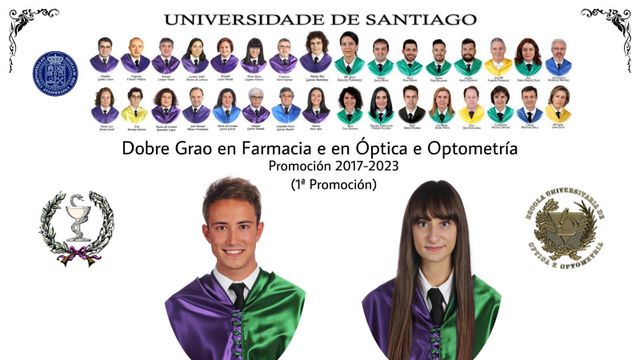 La orla del Doble Grado en Farmacia y Óptica y Optometría de la Universidad de Santiago