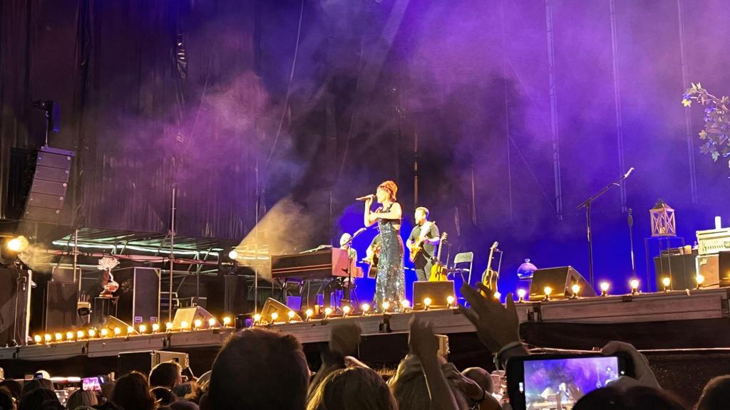 Concierto de Zaz en el muelle de Batería en el marco del ciclo musical Coruña Sounds.