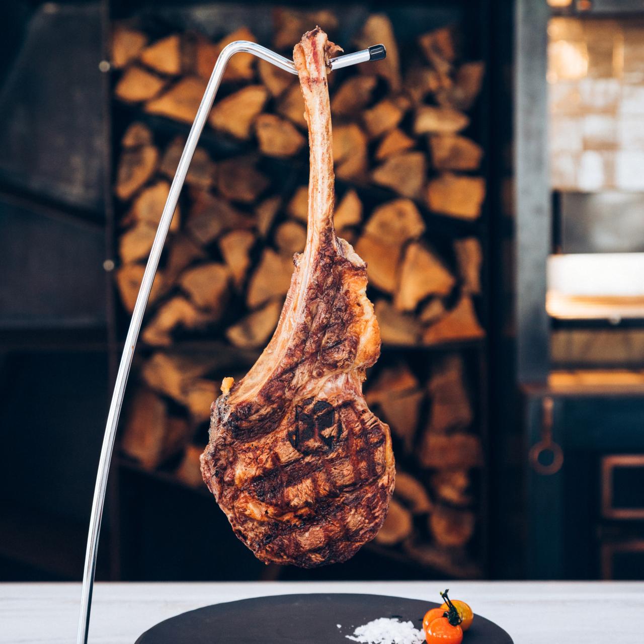 Uno de los platos a la brasa que se ofrecen en Marxa.