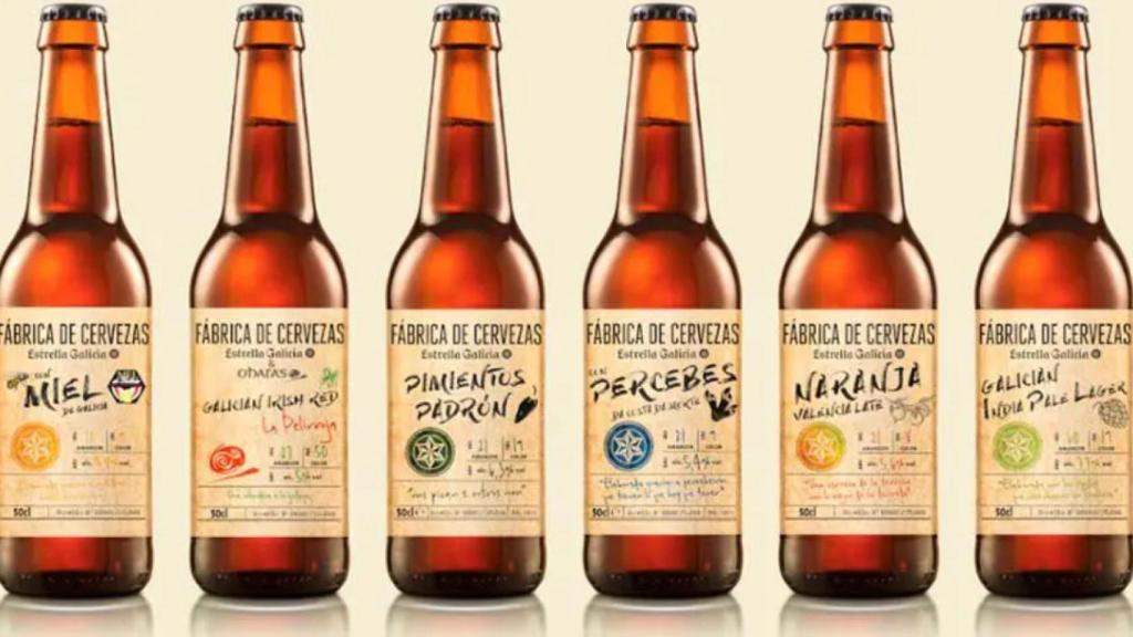 Variedades de Estrella Galicia.