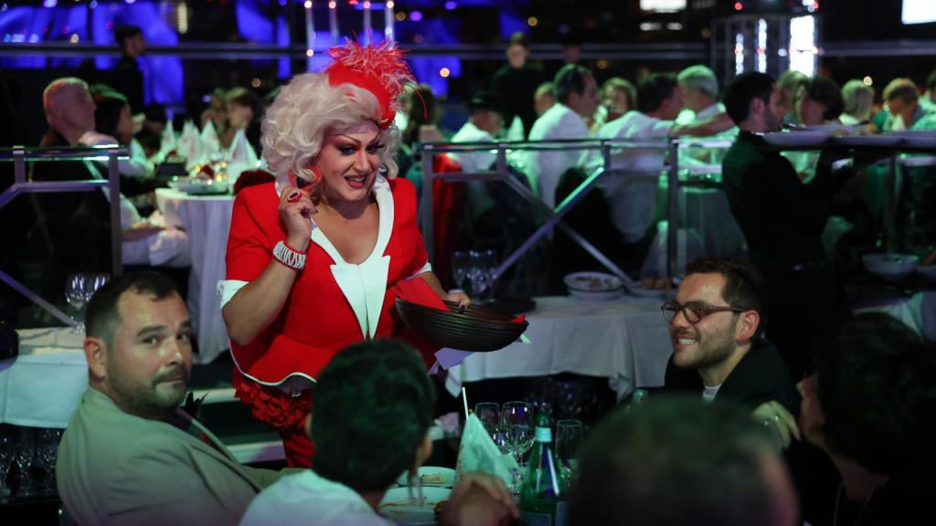Manel, transformado en 'Lé Créature', durante su actuación en la gala.
