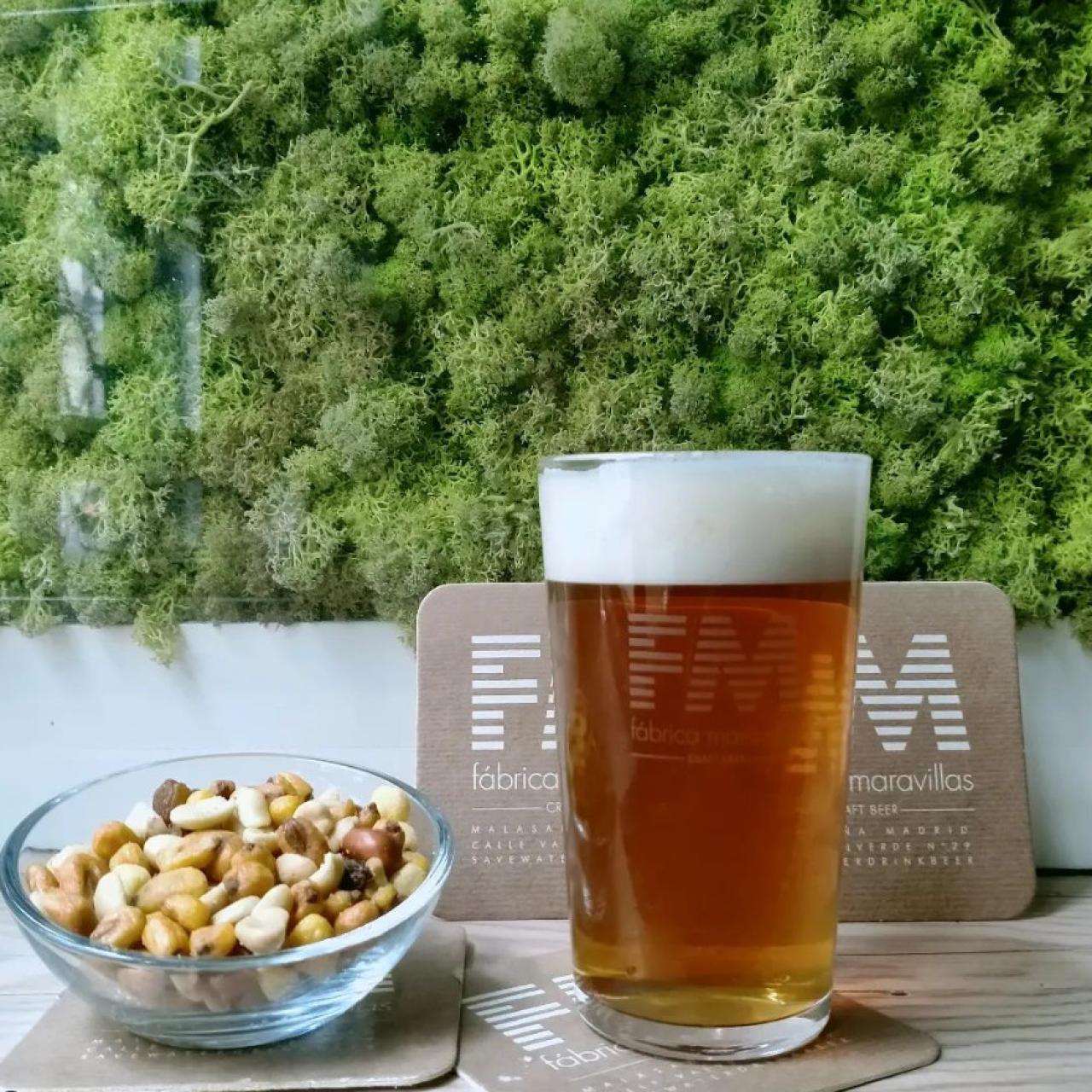 Cerveza de la Fábrica Maravillas.
