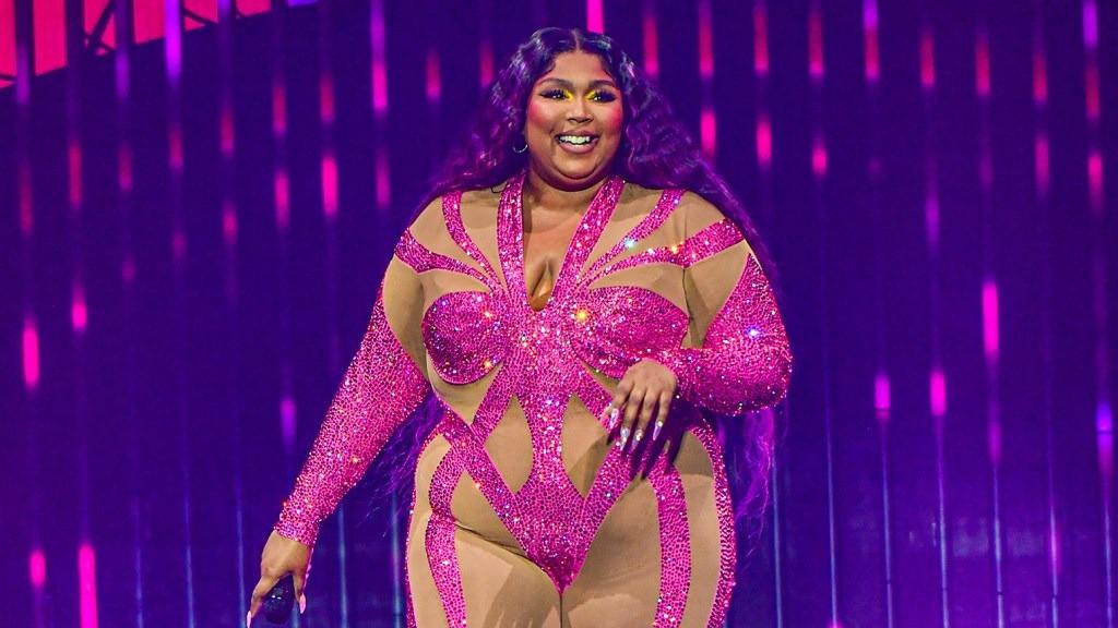 La cantante Lizzo en un concierto en el Little Caesars Arena de Detroit, en Michigan.