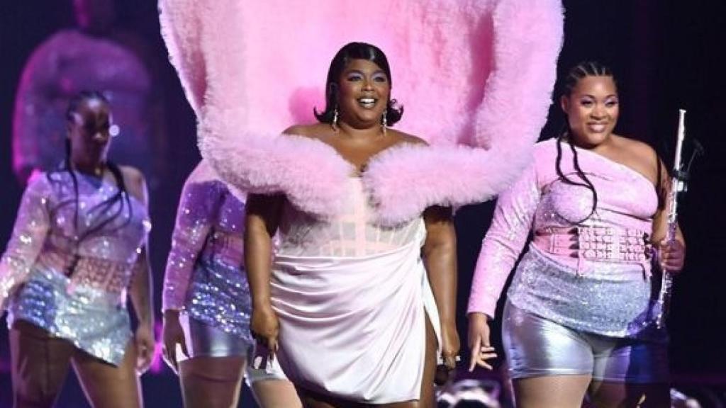 La cantante Lizzo durante unos premios.