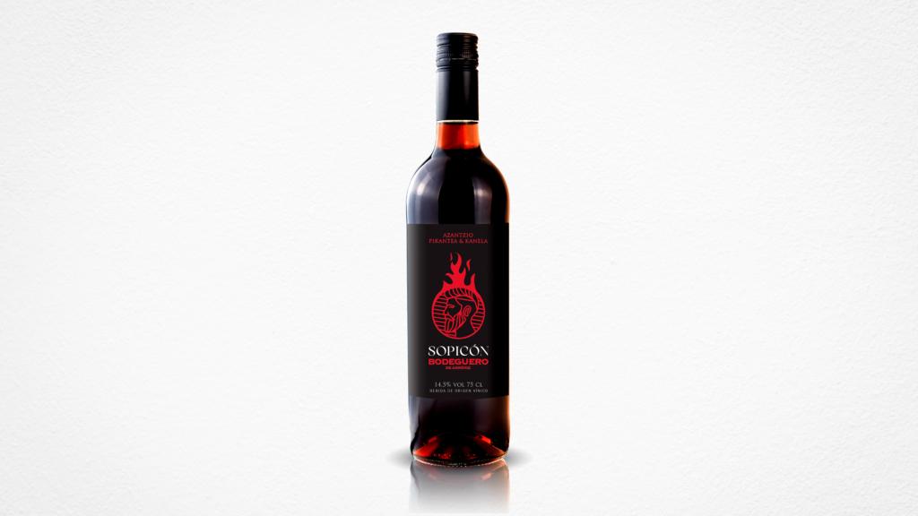 La botella del vermut picante 'Sopicón'.