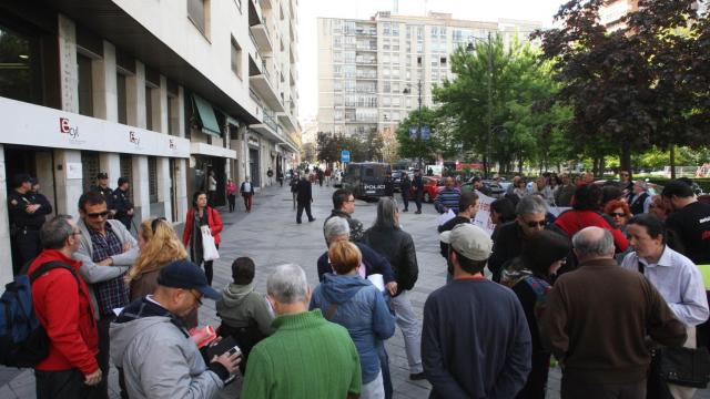 Imagen de una oficina del Ecyl en Castilla y León.