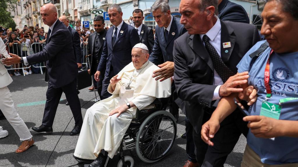 El papa Francisco este miércoles en Lisboa.
