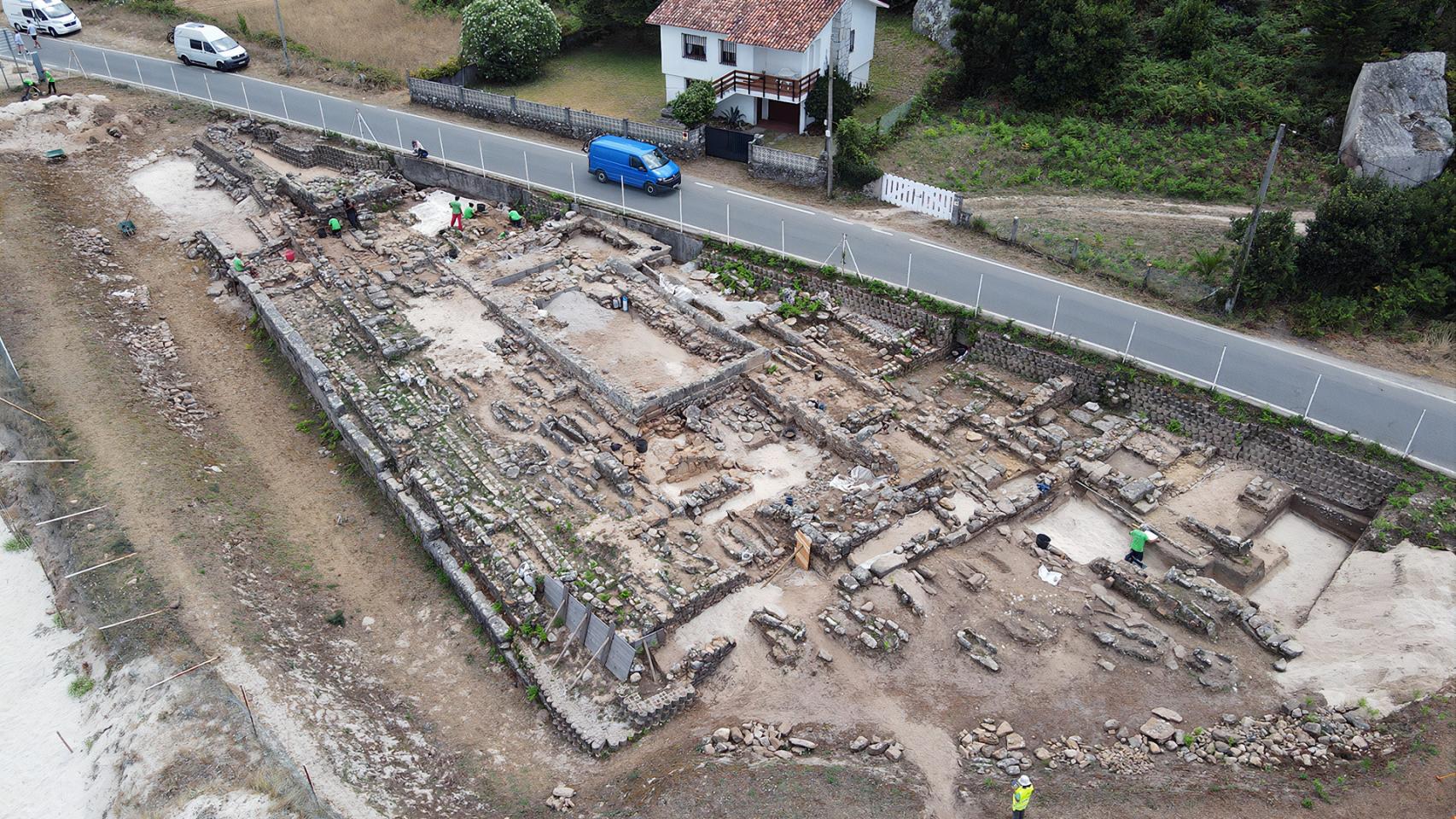 Panorámica del yacimiento Adro Vello.