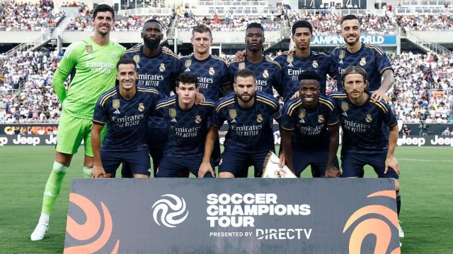 El once del Real Madrid en el amistoso contra la Juventus