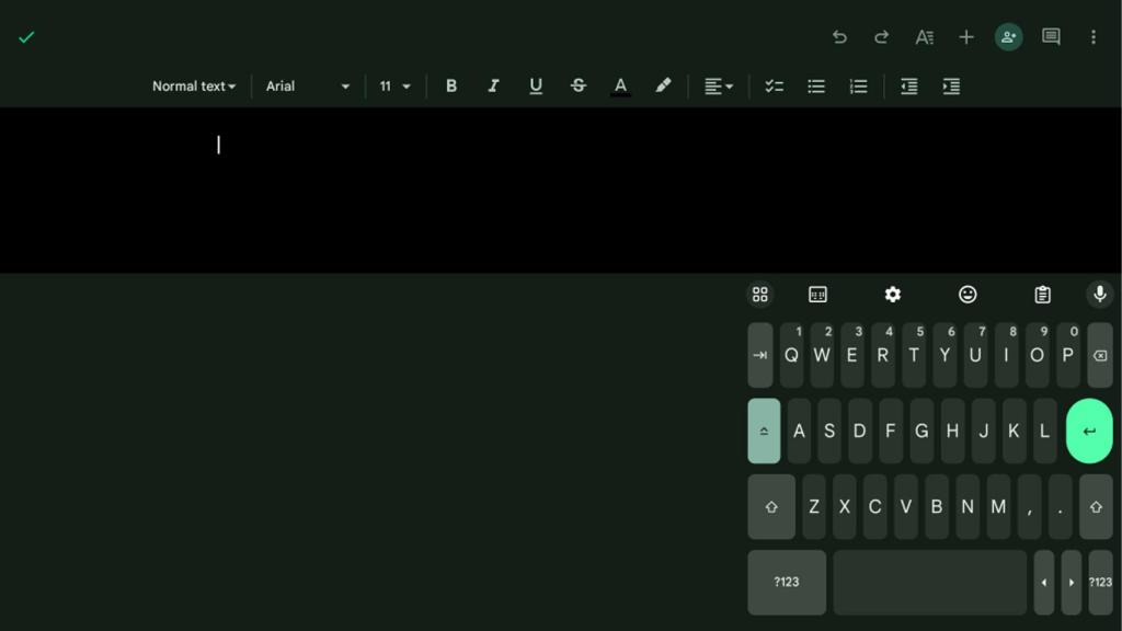 Redimensionar teclado en pantalla grande