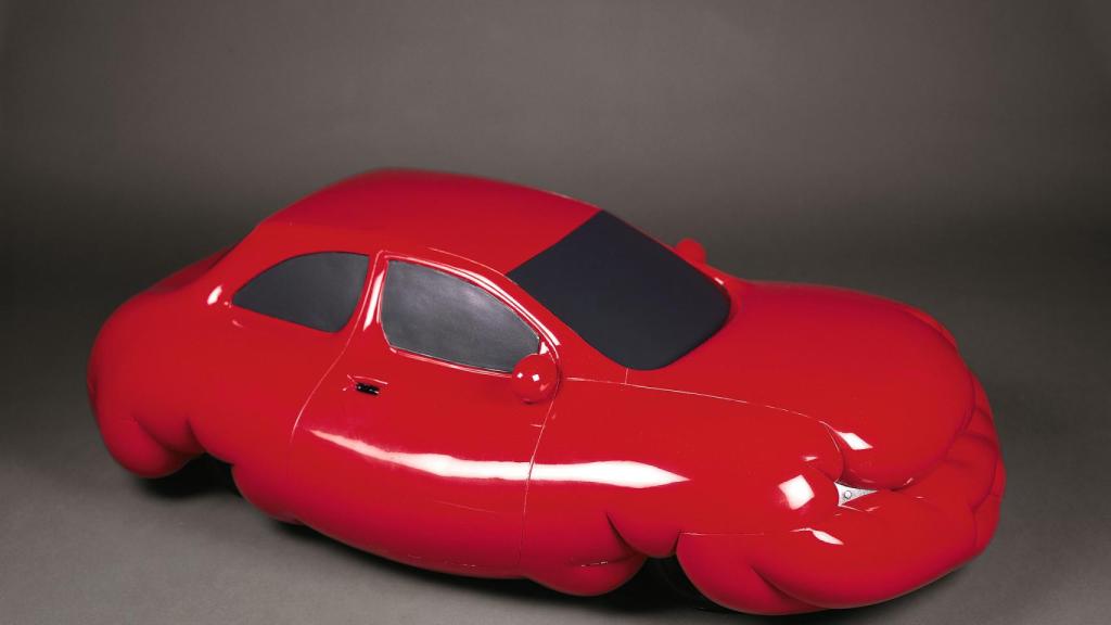 Obra 'Fat Car' de Erwin Wurm.