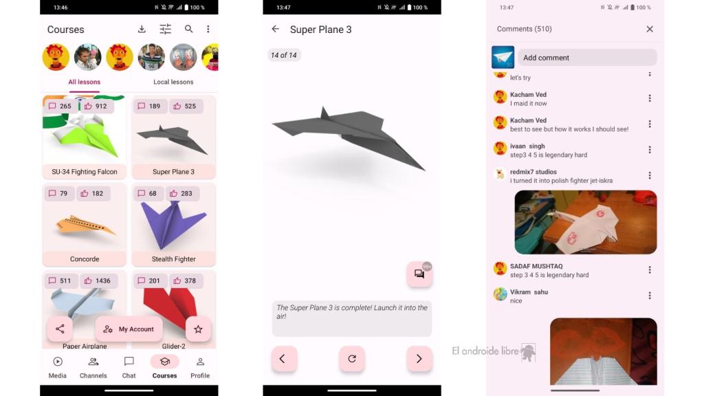 Aplicación para hacer Aviones de papel