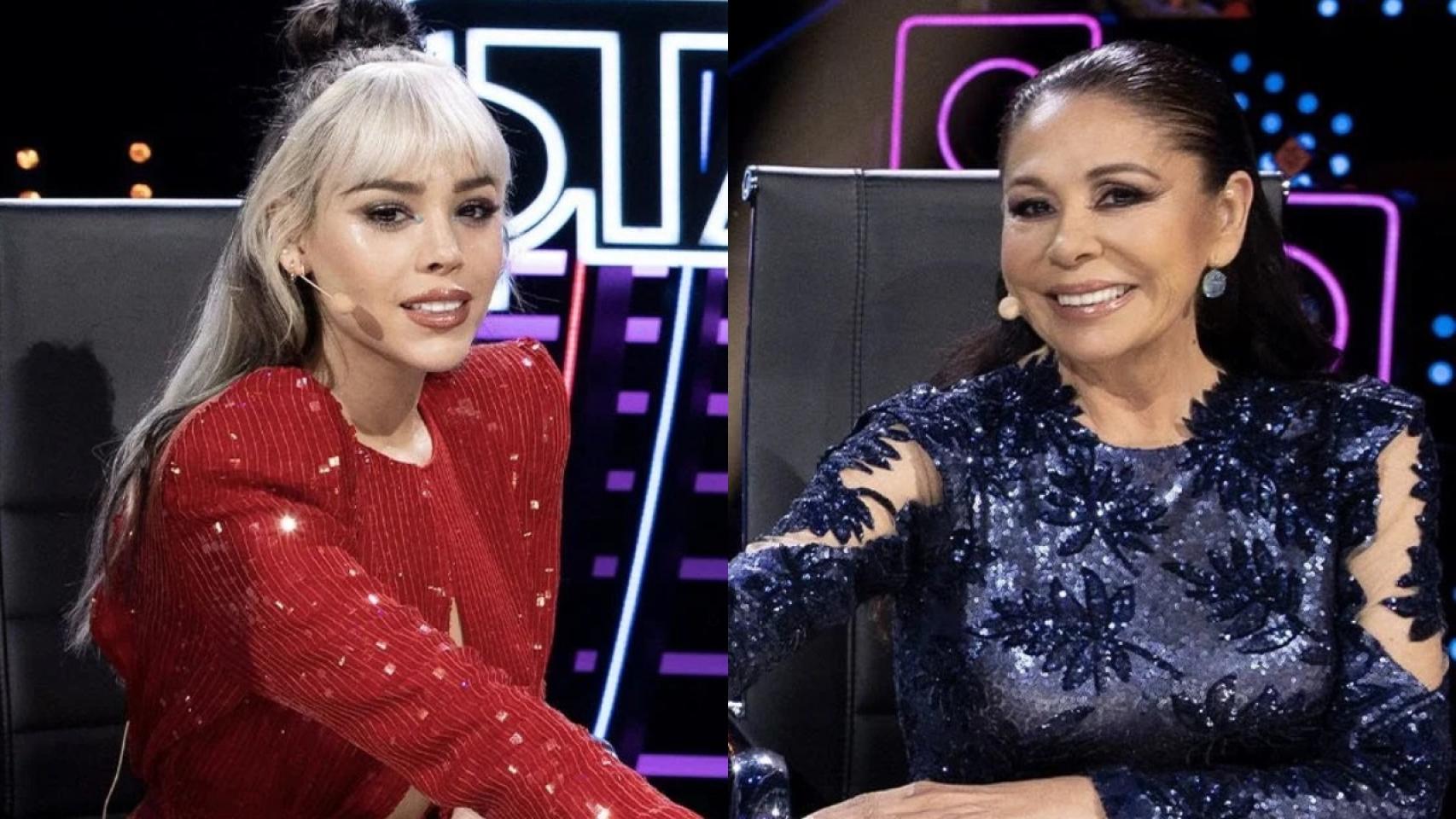 Danna Paola e Isabel Pantoja en 'Top Star'.
