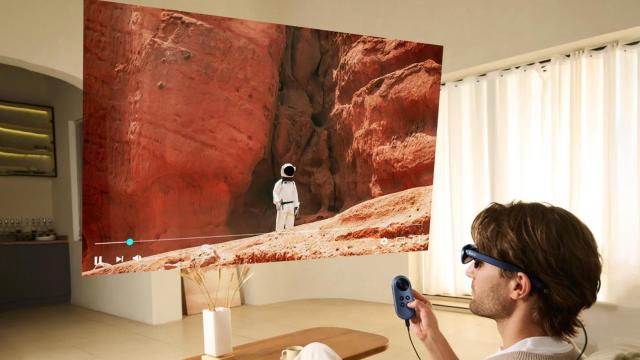 Estas gafas de realidad aumentada llevan una Smart TV integrada