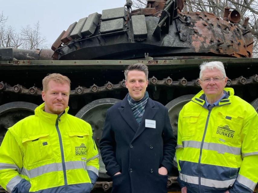 Wieland Giebel y Enno Lenze en Berlín