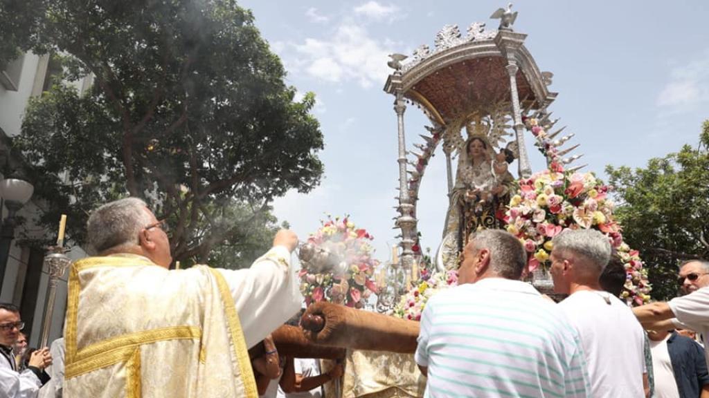 Marcos García en las Fiestas del Carmen.