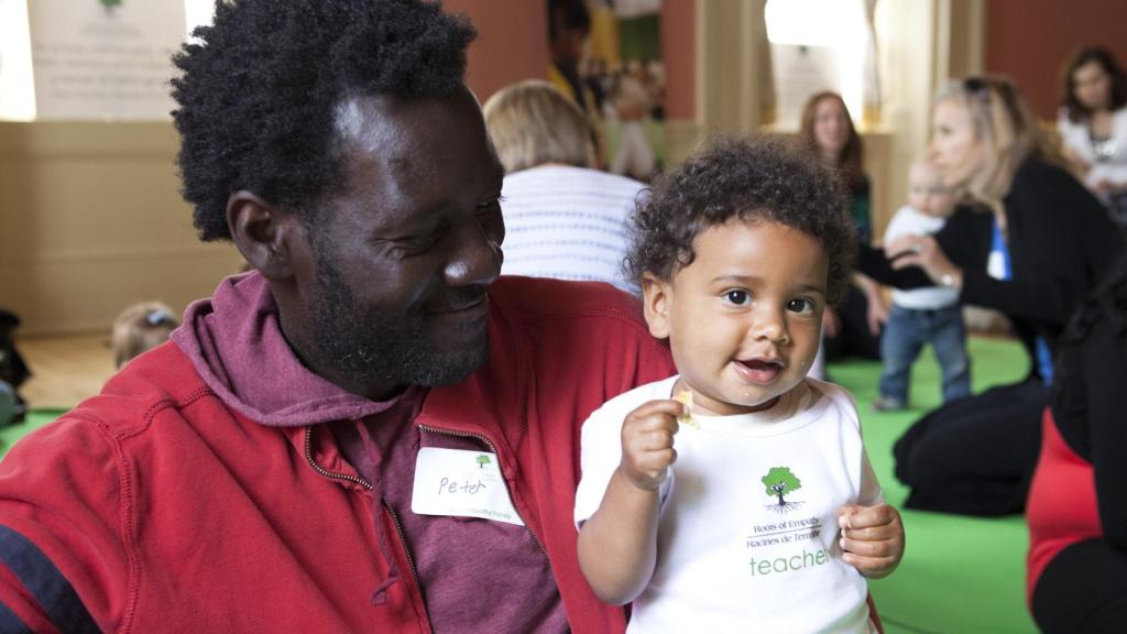 Uno de los 'bebés profesores' de Roots of Empathy.