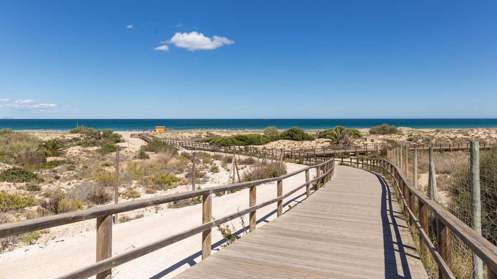 Imagen de archivo de la playa de Carabassí de Elche.