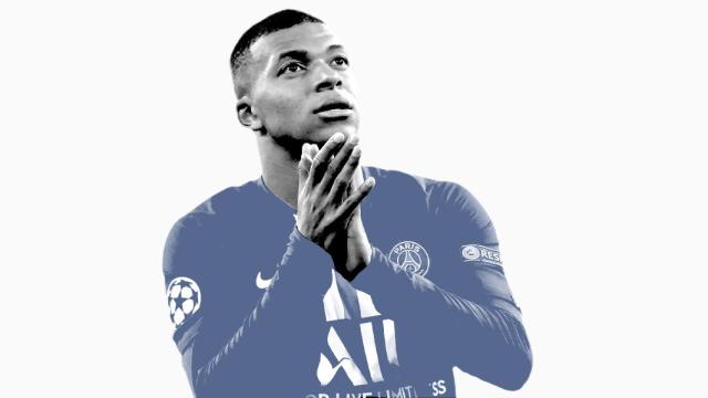 Kylian Mbappé, aplaudido en el Santiago Bernabéu