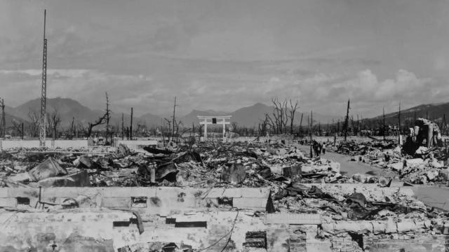 Ciudad de Nagasaki después de la bomba atómica. Foto: Reuters
