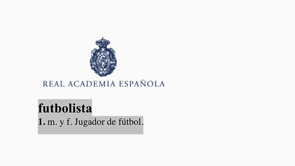 Definición de futbolista