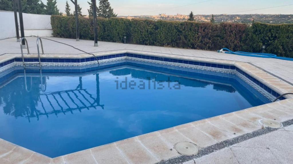La zona de la piscina.