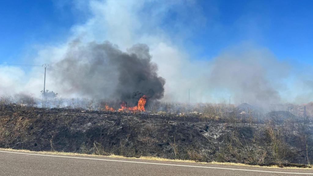 Imagen del incendio