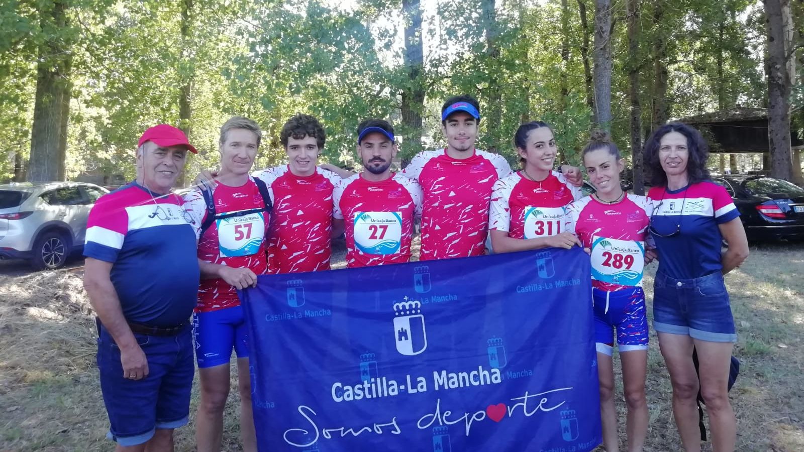 El equipo de piragüismo de Castilla-La Mancha se alza con dos oros en el descenso del Sella