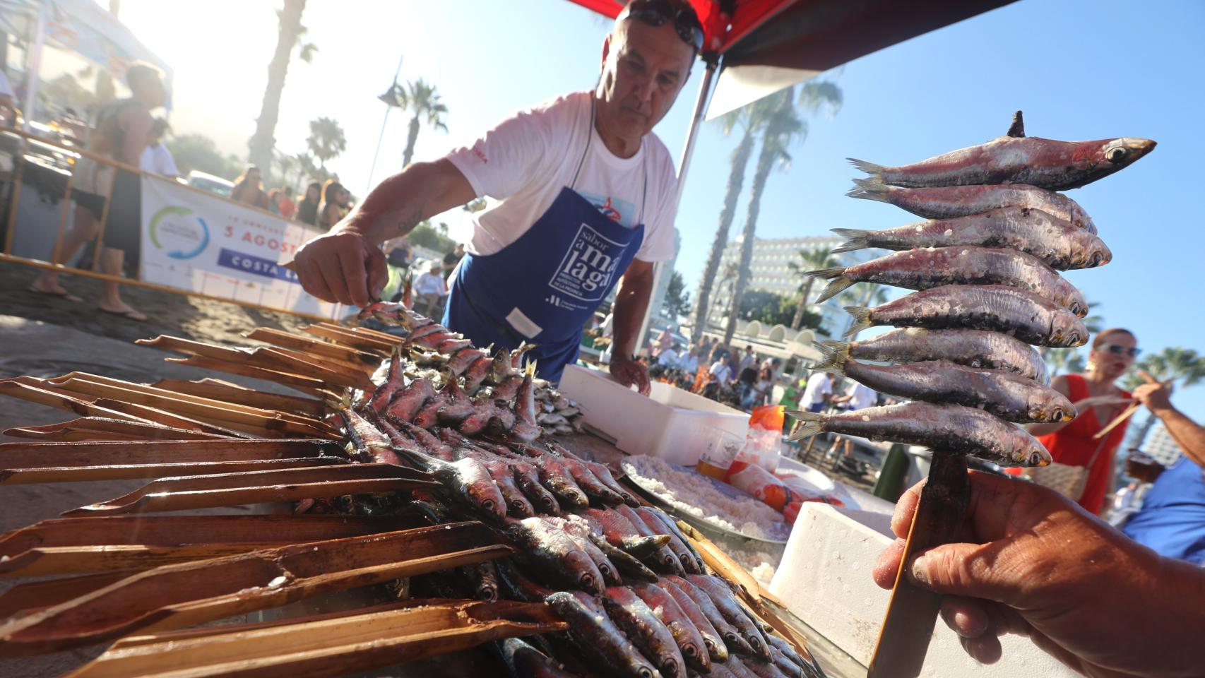 Uno de los espeteros participantes en el concurso.
