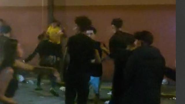 Captura del vídeo de la pelea en Íscar