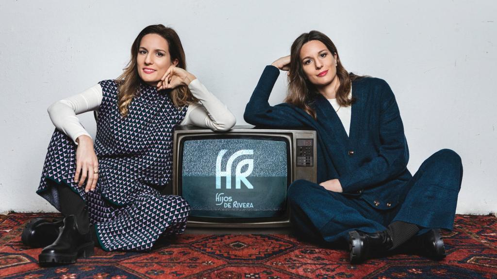 Las hermanas Yarza en una sesión de fotos.